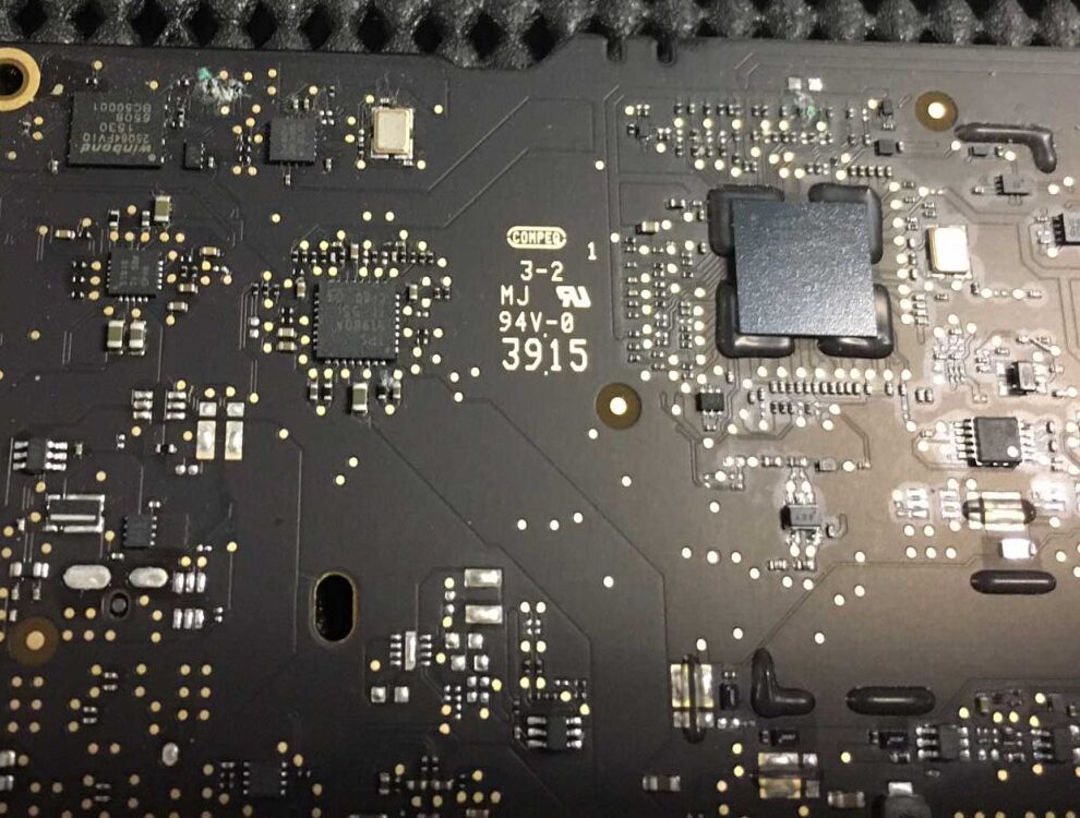 MacBook Data Recovery on a Logic Board