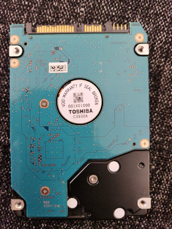 MK5065GSXF, A0/GV201B, HDD2L13 P TN01 T, Toshiba 500GB SATA 2.5 Hard Drive - Image 2