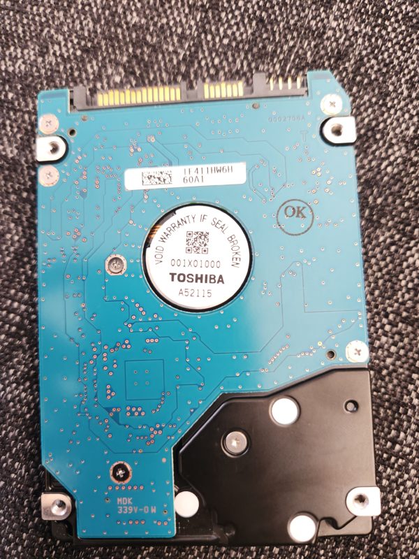 MK5065GSXF, D0/GP005B, HDD2J62 P TV01 T, Toshiba 500GB SATA 2.5 Hard Drive - Image 3